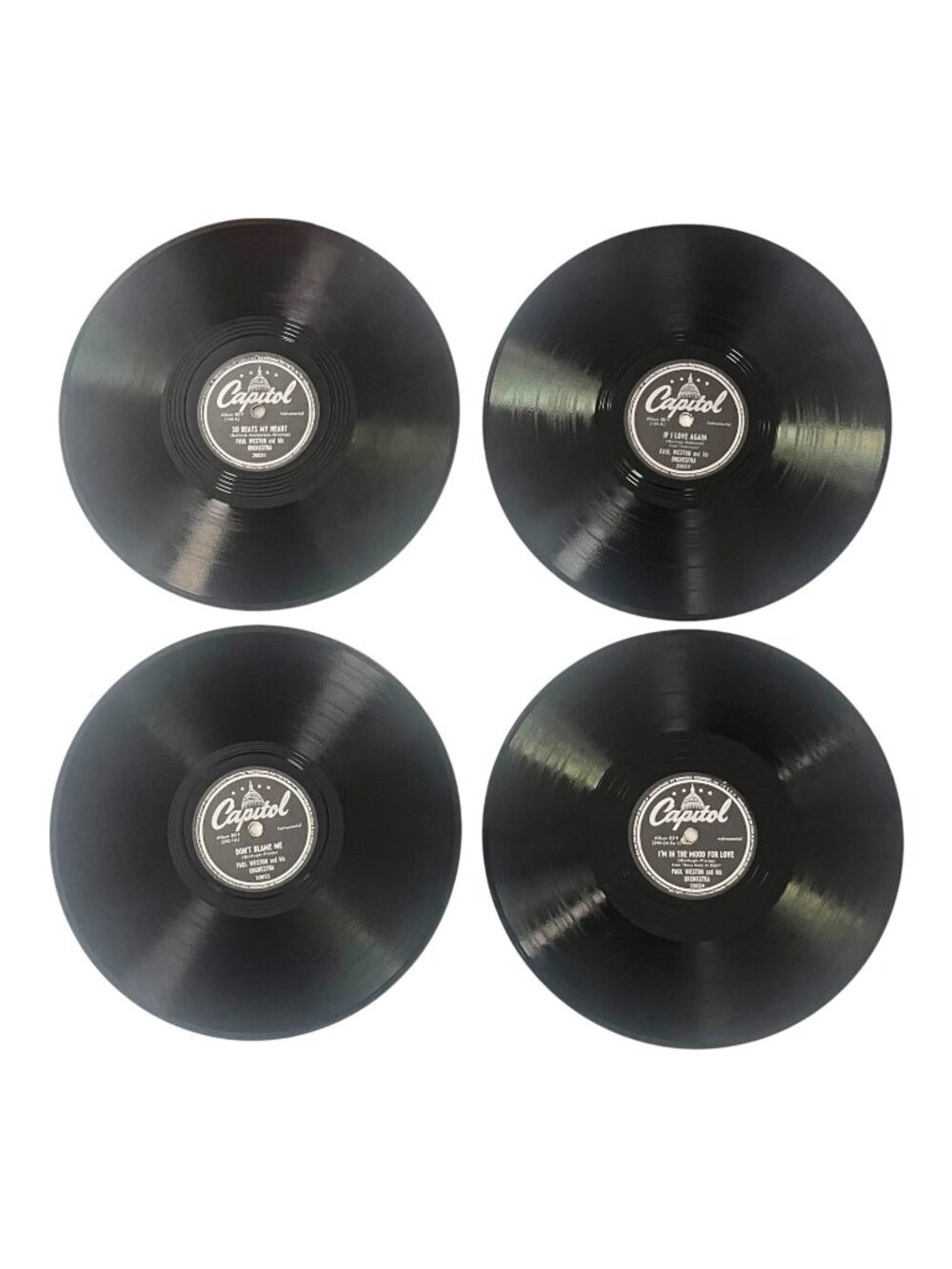 Paul Weston 10" Records - See Description & Pics for Titles - LOT of 4